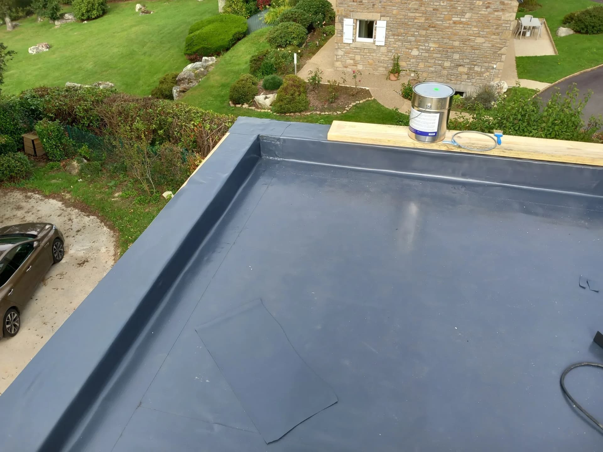 Étanchéité toiture terrasse terminée