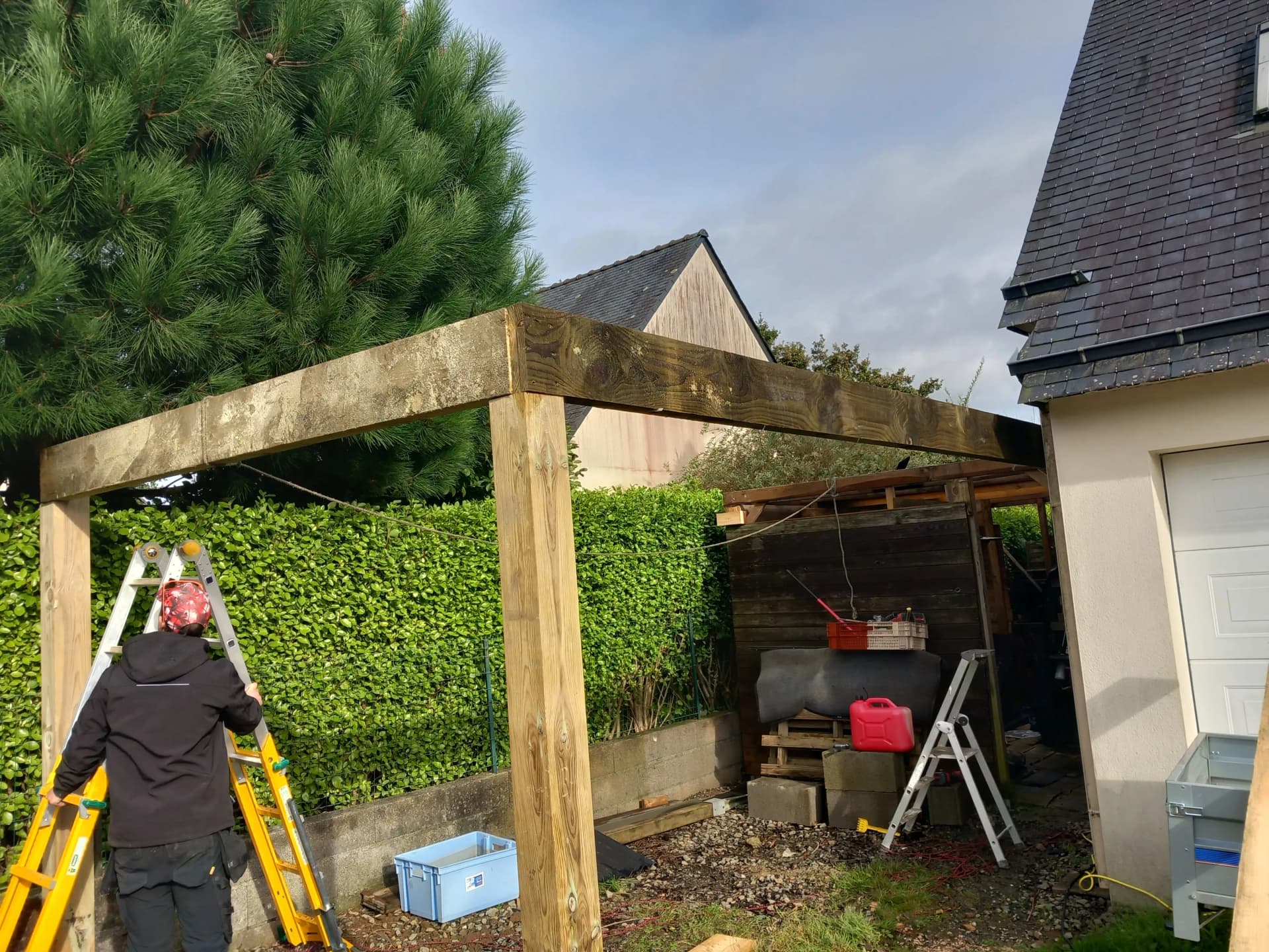 Emplacement avant construction