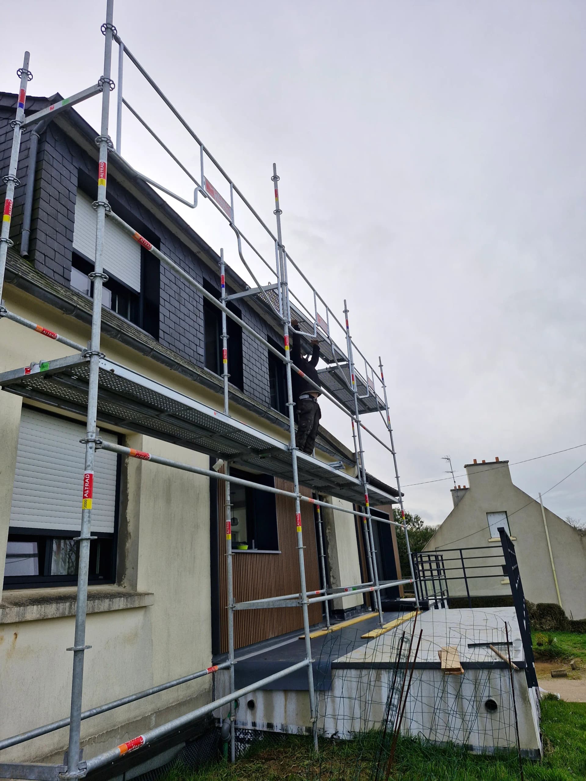 Toiture avant rénovation