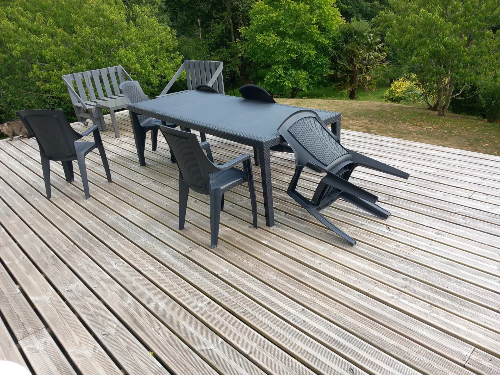 Toiture plate étanchée